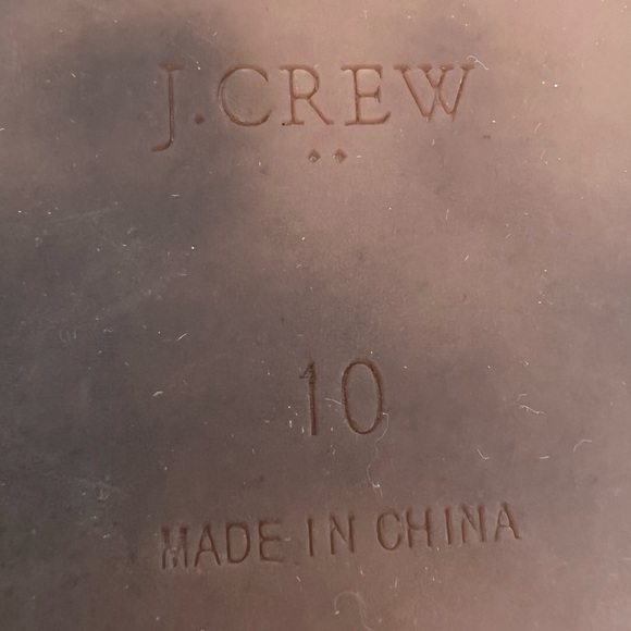 J. Crew Gold Flat Strappy Crisscross Sandals Size 10 Women's - Picture 2 of 8